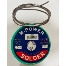 Припій для пайки 40\60 товщина 2 мм з флюсом котушка 900г