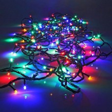 Гирлянда светодиодная уличная 10 м 100 LED микс - черный провод Гирлянда светодиодная уличная 10 м 100 LED микс - черный провод