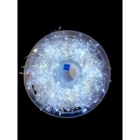 Гірлянда 900 LED мішура Роса біла 30 м світлодіодна колір холодний